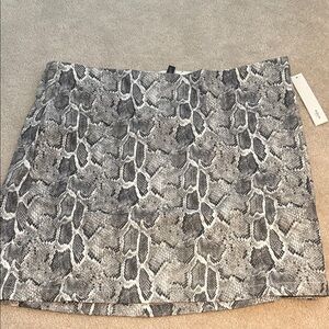 Aqua Curve snake skin print skirt new 2X NWT